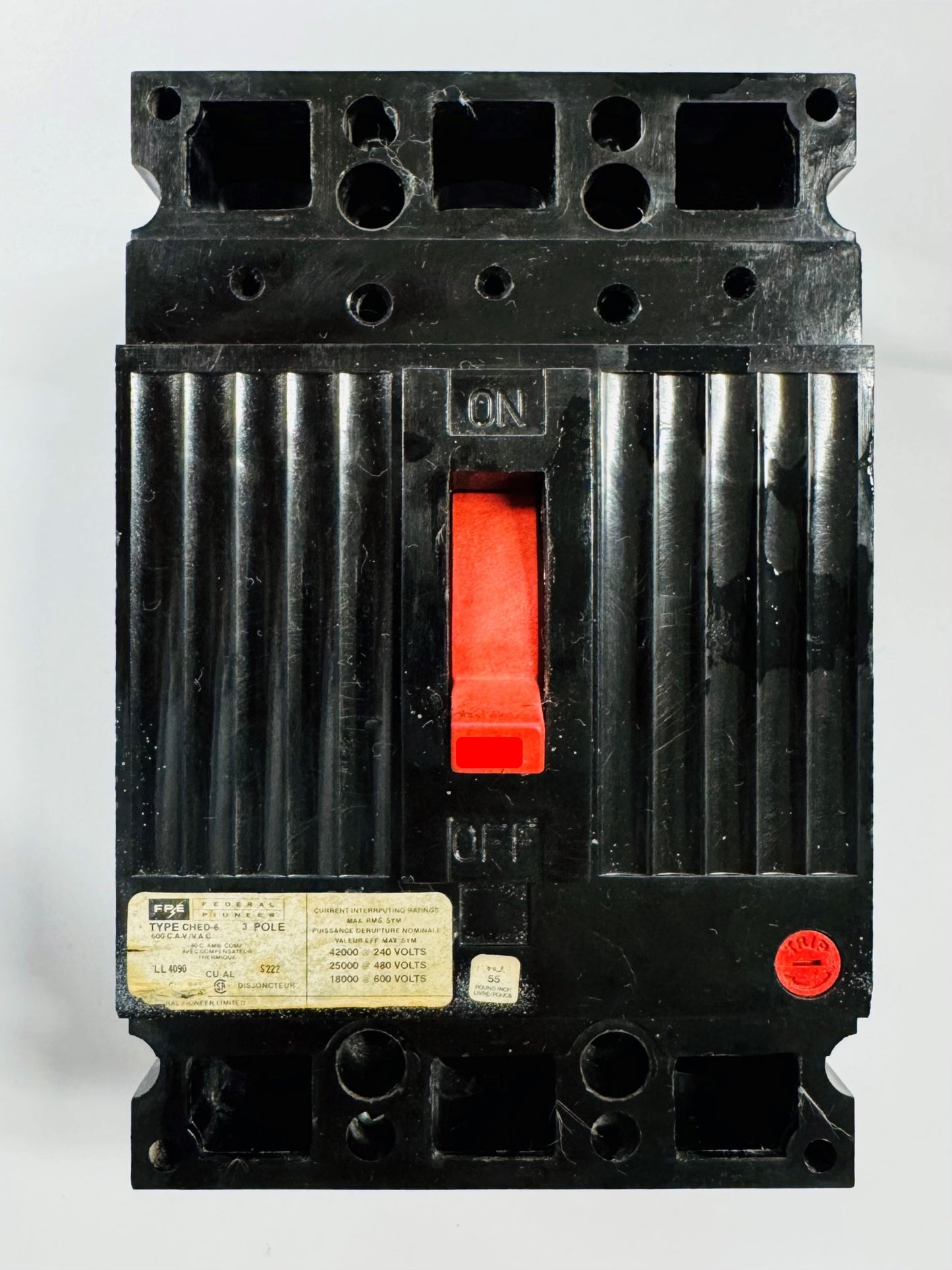 Federal Pioneer CHED136015 Molded Case Circuit Breaker