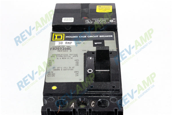 Square D FA26030AC Molded Case Circuit Breaker