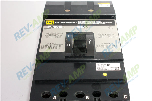 Square D FI36020 Molded Case Circuit Breaker