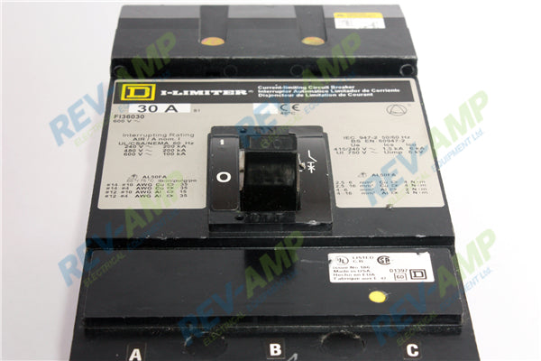 Square D FI36030 Molded Case Circuit Breaker