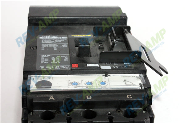 Square D HRA36100U31X Molded Case Circuit Breaker c/w S29371 Pad Lock