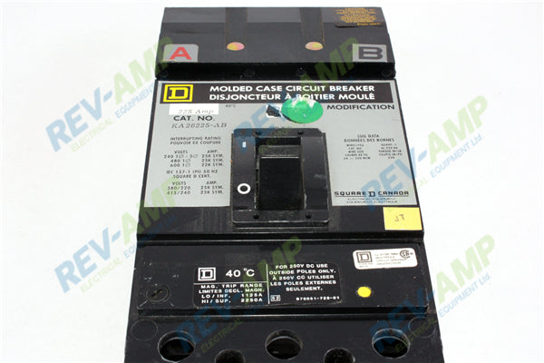 Square D KA26225AB Molded Case Circuit Breaker