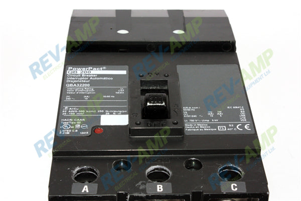 Square D QBA32200 Molded Case Circuit Breaker