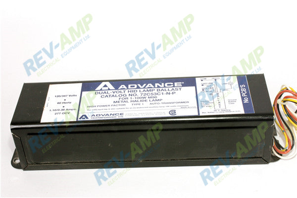 Advance Ballast 72C53C1-NP