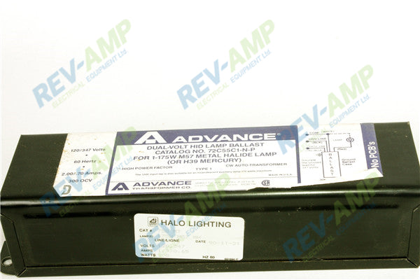 Advance Ballast 72C55C1-NP