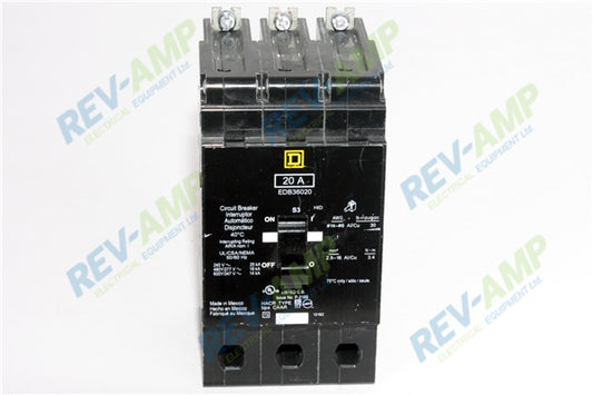 Square D EDB36020 Molded Case Circuit Breaker