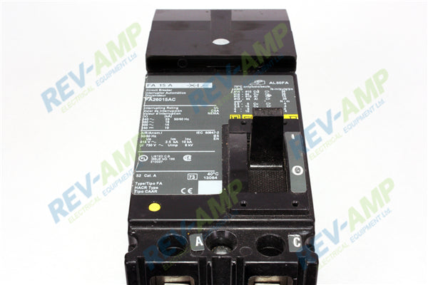 Square D FA26015AC Molded Case Circuit Breaker