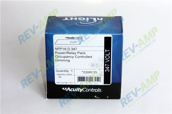 Acuity Controls NPP16 D 347